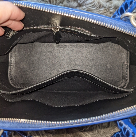 🛍️SOLD🛍️ Balenciaga Small Ville in Blue Croc embossed. - Picture 14 of 14